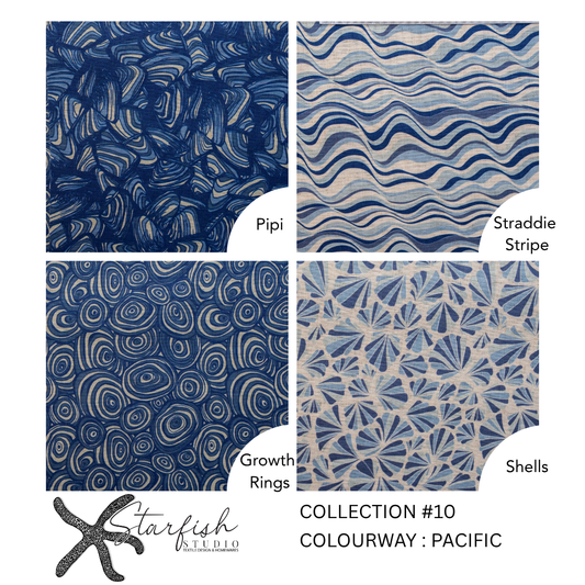 Swatch Book - #10 Collection - Pacific Colourway - Linen