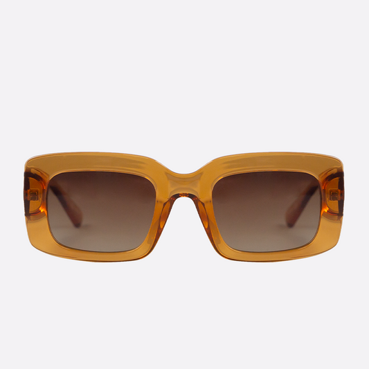 OCEANIDES POLARISED SUNGLASSES- IDA CRYSTAL ORANGE BROWN