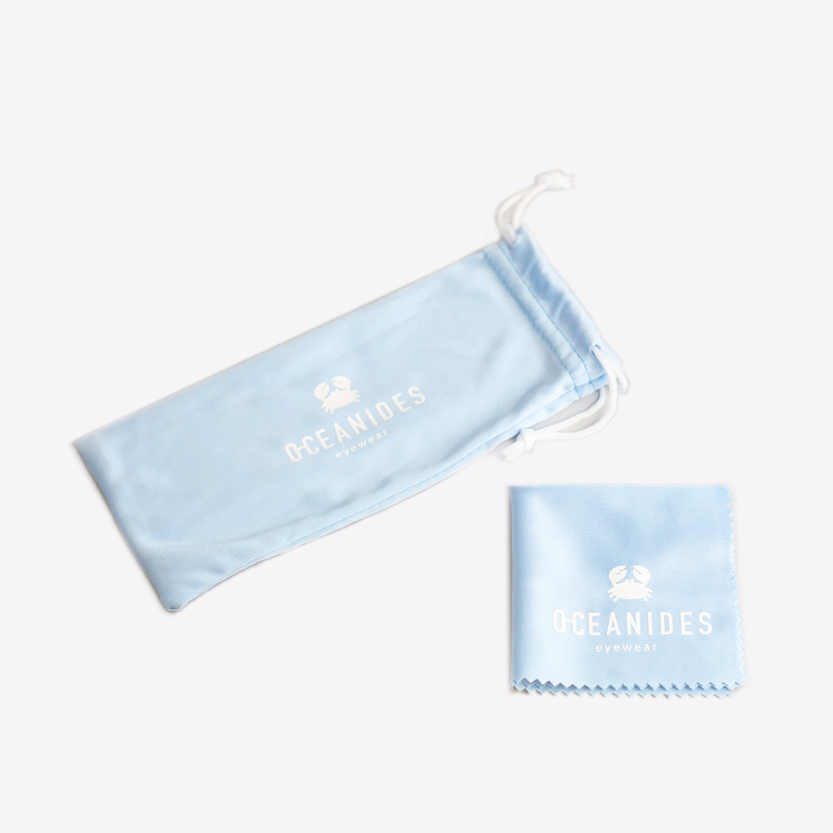 OCEANIDES POLARISED SUNGLASSES - PERSE CRYSTAL PALE BLUE