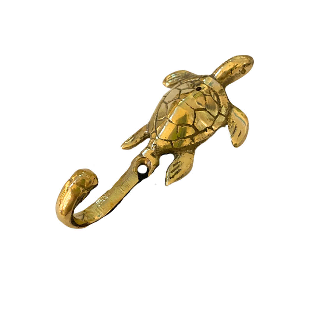 Brass Turtle Hook