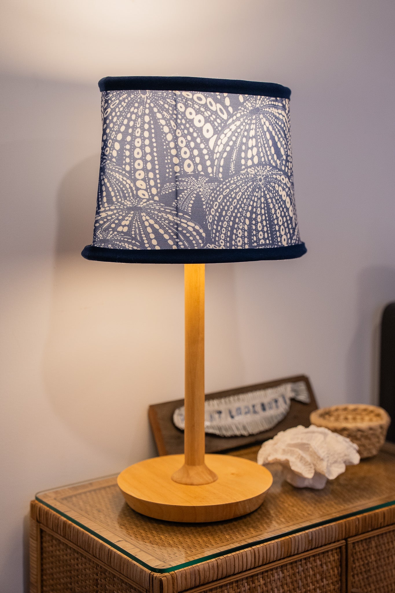 Sea Urchin LAMPSHADE, Ocean - Bedside Lamp