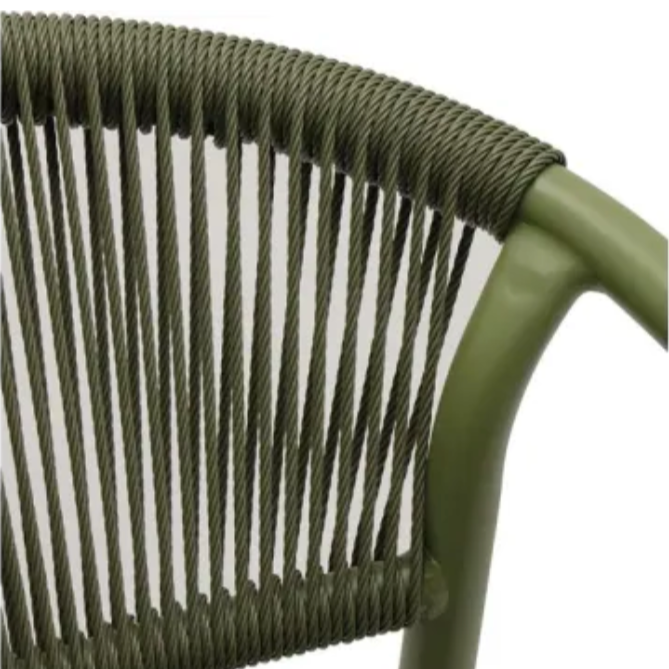 Outdoor Stackable Chepas Chair - Olive Set of 4
