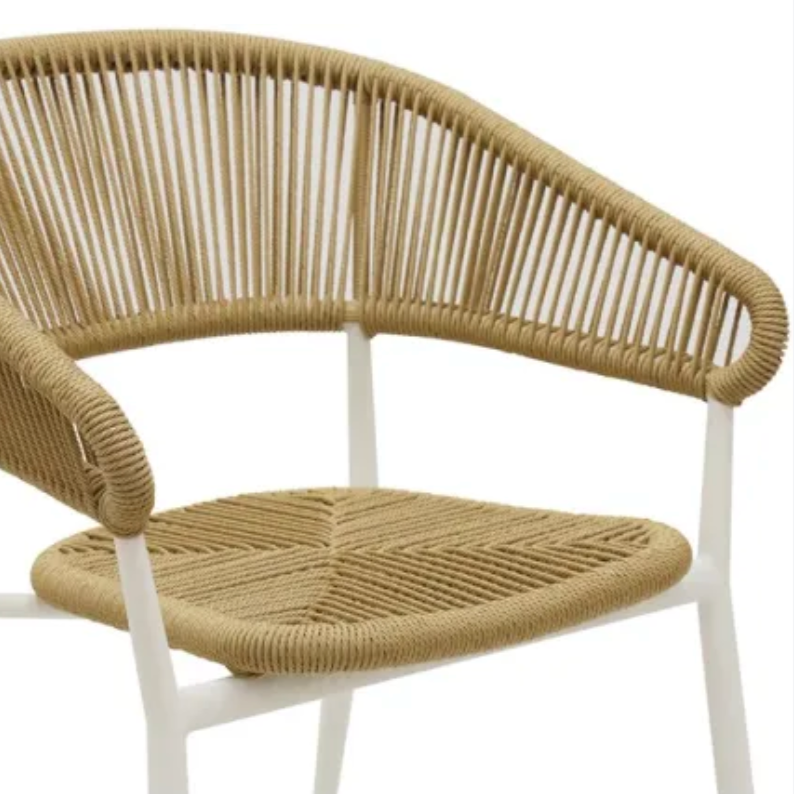 Outdoor Stackable Eulo Chair - White Set of 4