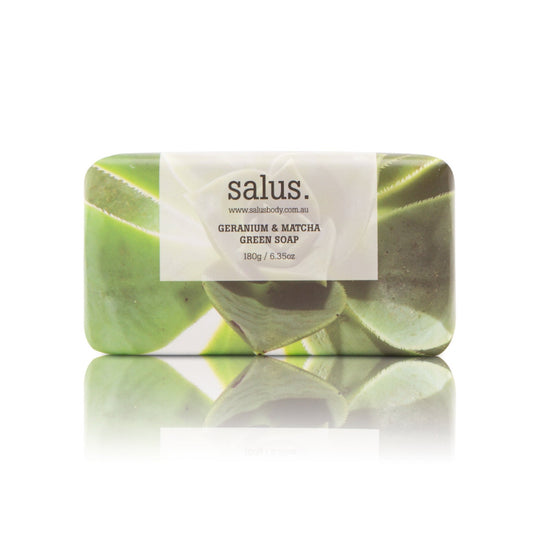 Soap - Geranium and Matcha Green SALUS