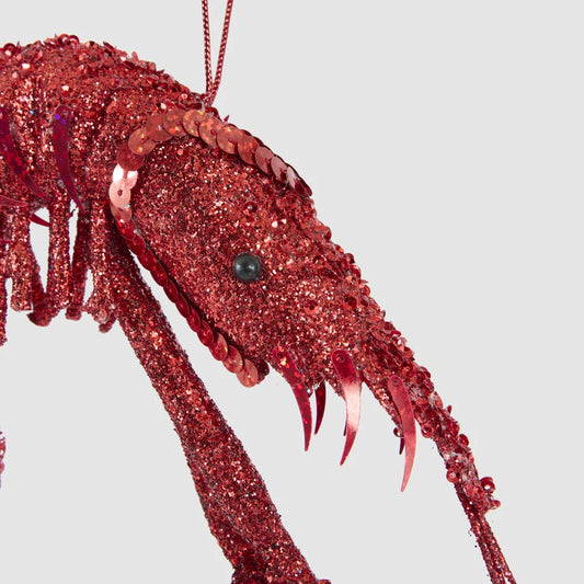 Glitter Prawn - Orange