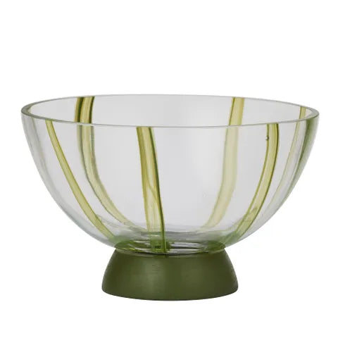 Green Glass Bowl - PICK UP ONLY
