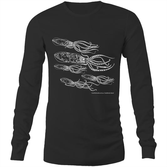 Printed to order- Unisex SQUID - Long Sleeve T-Shirt