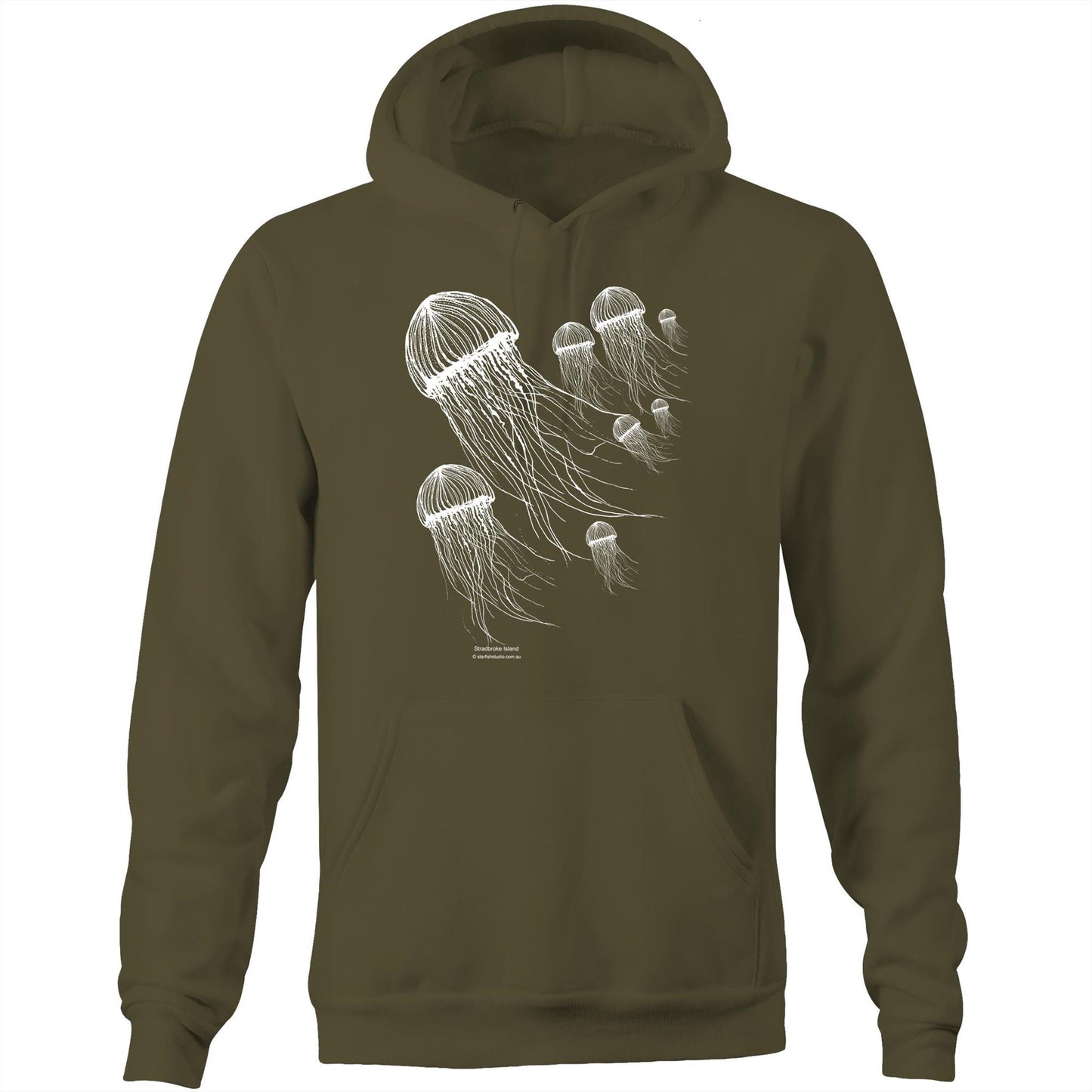 Printed to order- Unisex JELLYFISH GROUP - Hoodie with Pocket