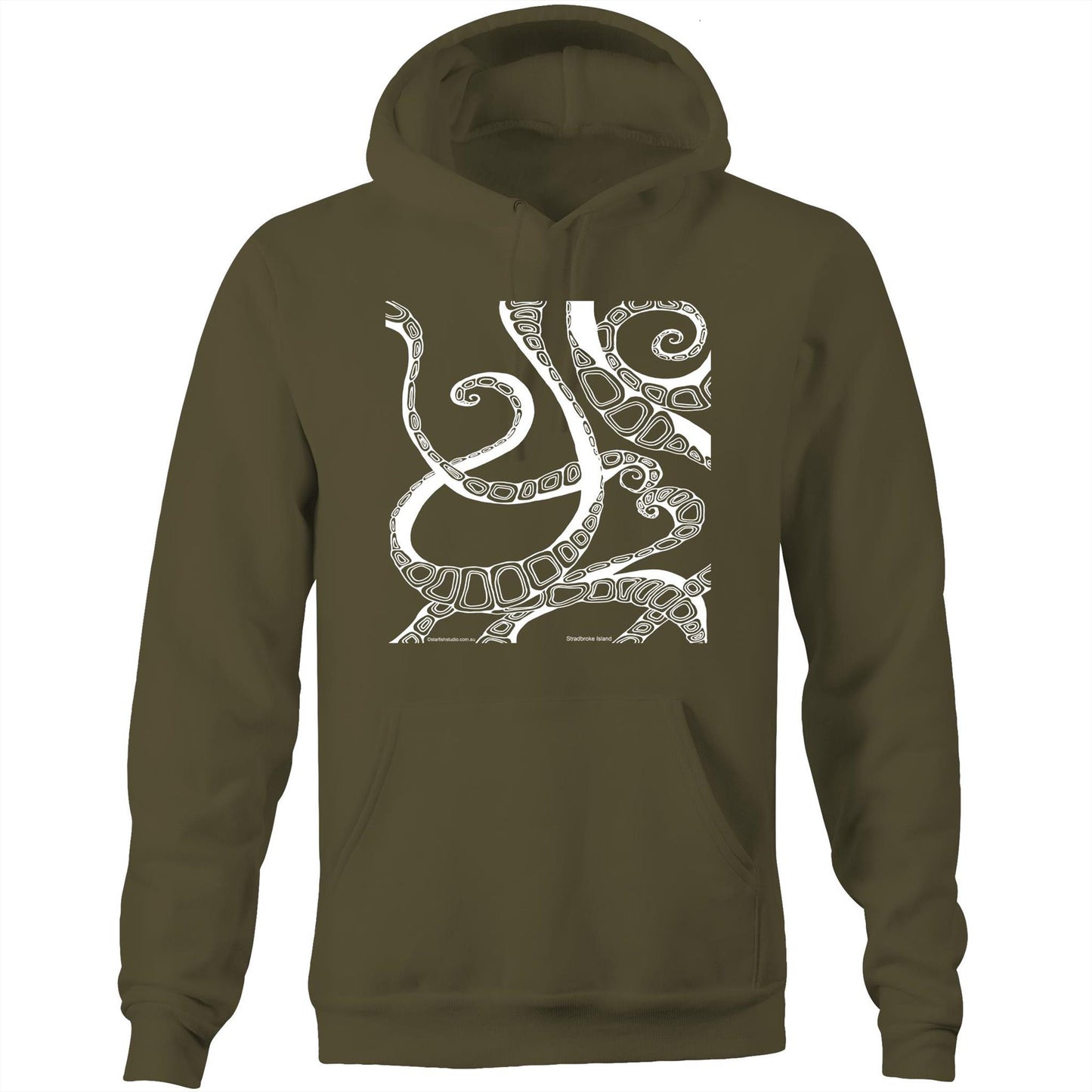 Printed to order- Unisex TENTACLES - Hoodie with Pocket