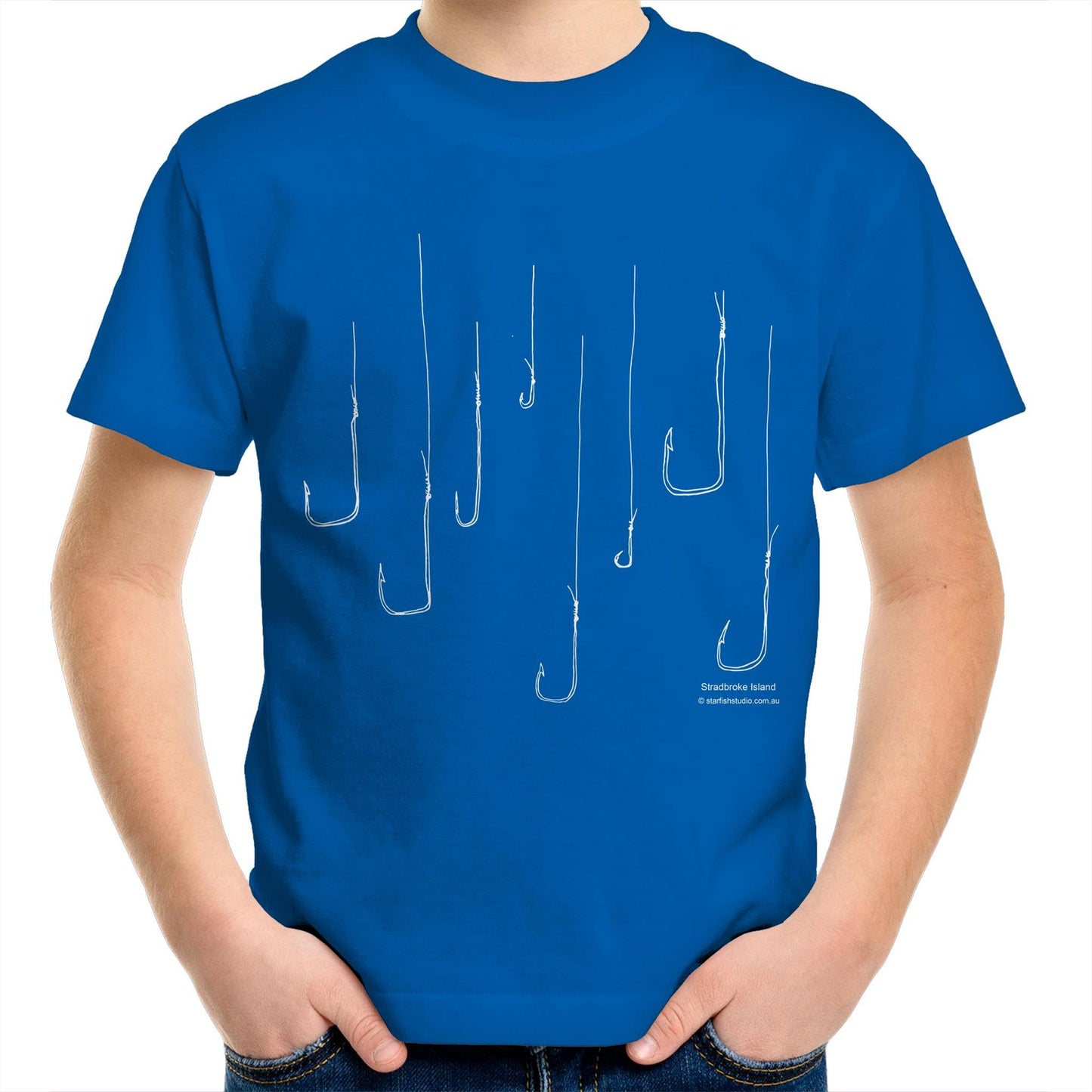 Printed to order-Kids FISH HOOKS T-Shirt