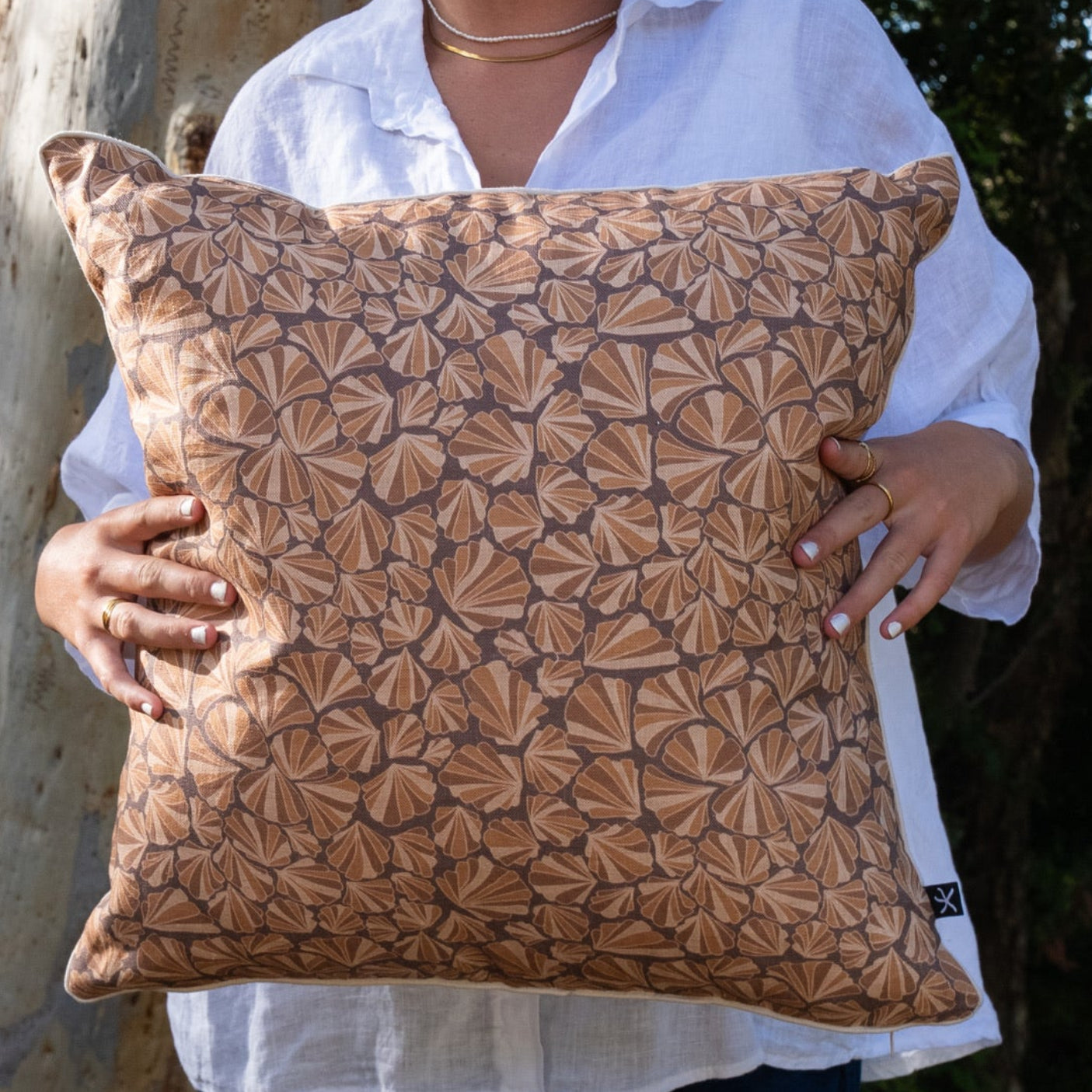 Linen Cushion Cover - Claytons - Shells