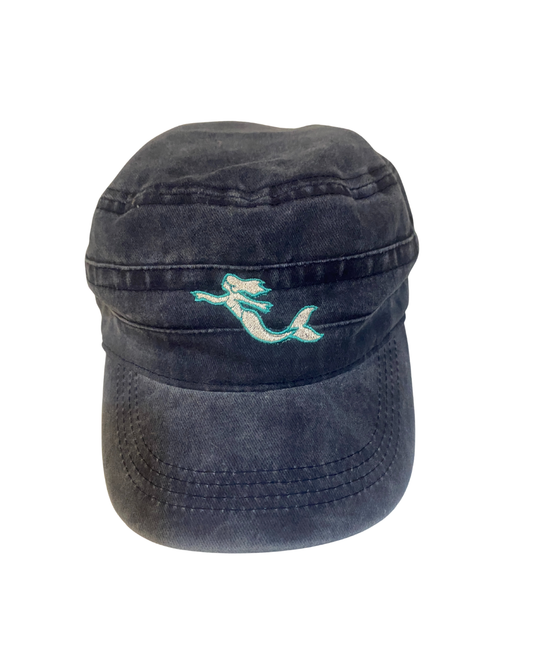 Mermaid Train Driver Cap - Blue