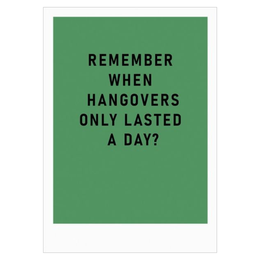 Hangovers