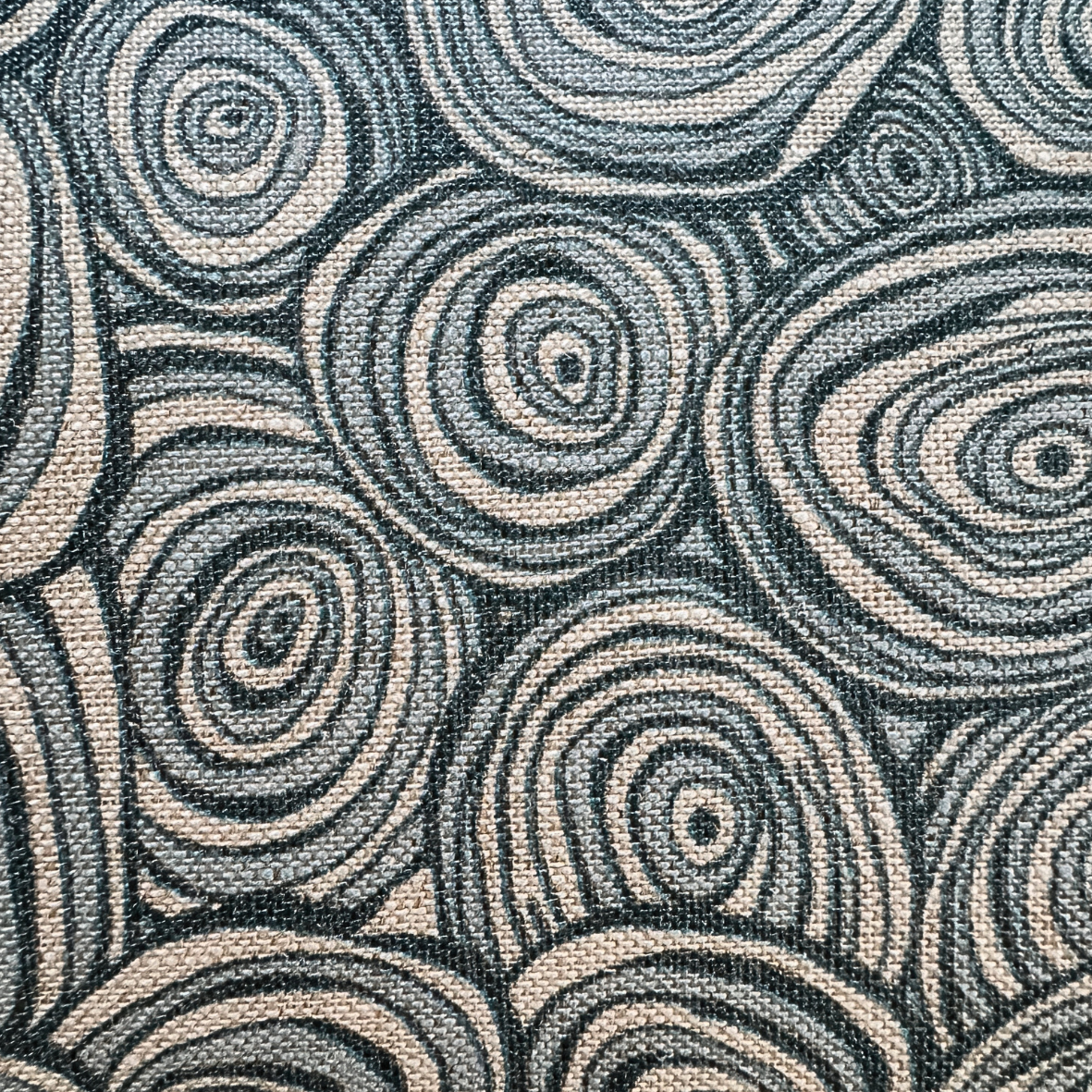 Linen Cushion Cover - Frenchmans - Growth Rings