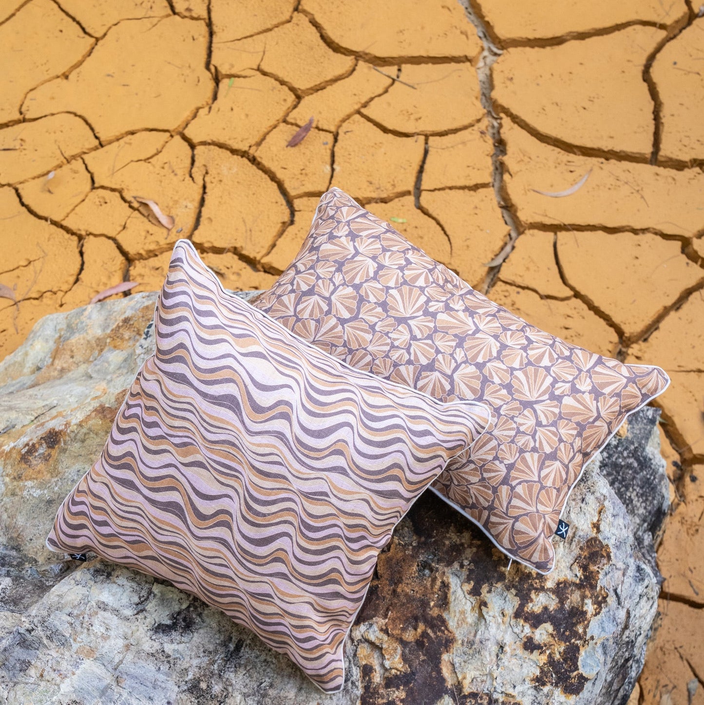 Linen Cushion Cover - Claytons - Straddie Stripe