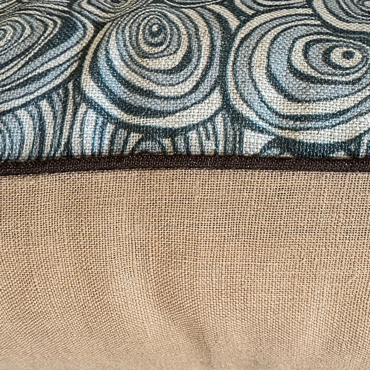 Linen Cushion Cover - Frenchmans - Growth Rings