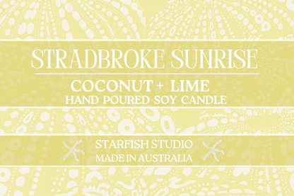 Candle - STRADBROKE SUNRISE - Coconut +Lime
