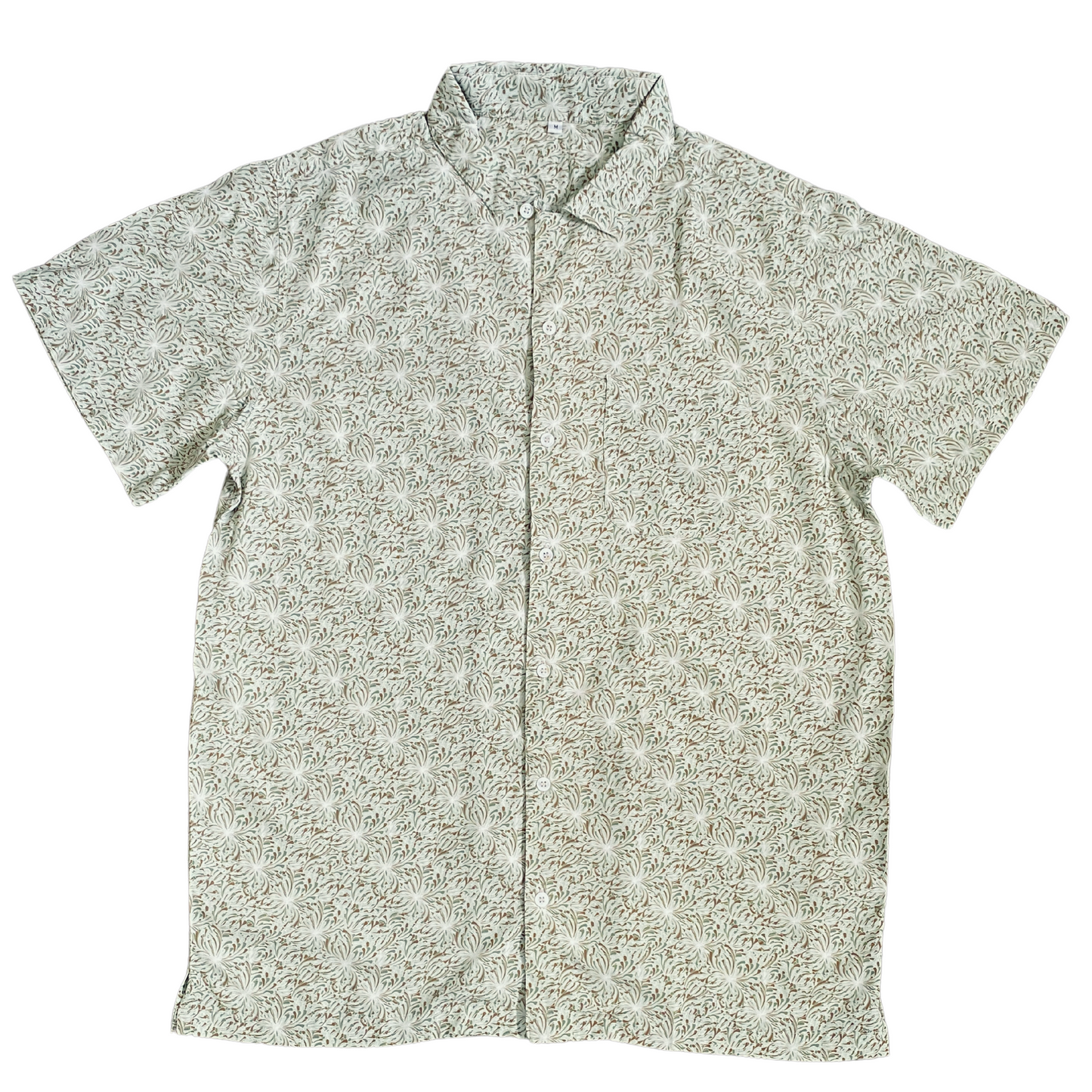 Button up Shirt - Lotus Seaweed - Dune Grass