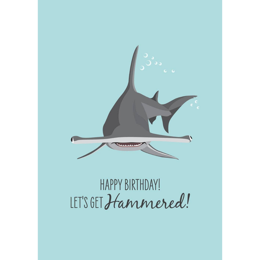 Birthday Card - Hammerhead Shark