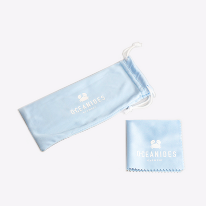 OCEANIDES POLARISED SUNGLASSES - PERSE CRYSTAL PALE BLUE