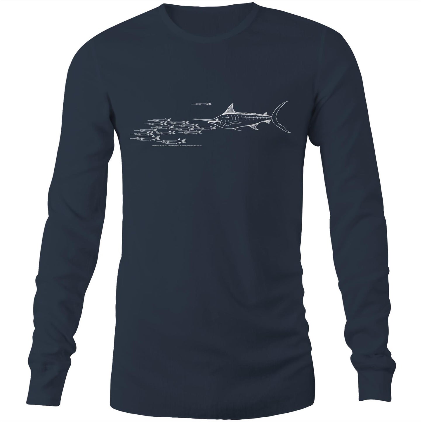 Printed to order- Unisex MARLIN -  Long Sleeve T-Shirt