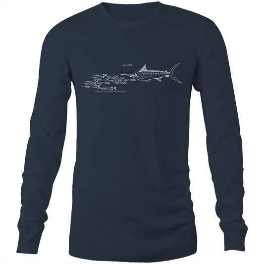 Printed to order- Unisex MARLIN -  Long Sleeve T-Shirt