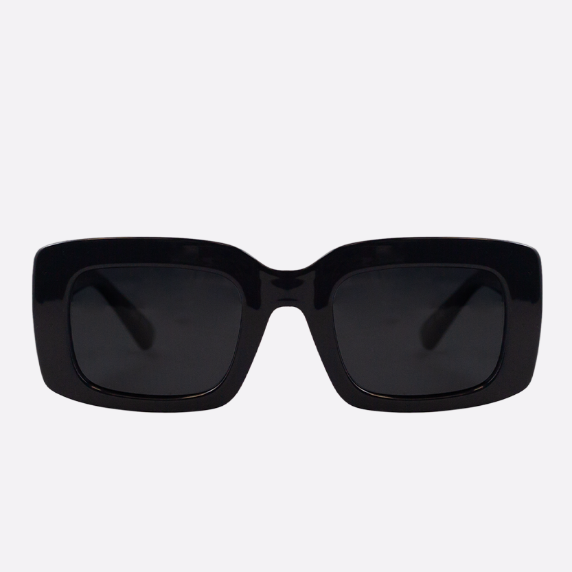 OCEANIDES POLARISED SUNGLASSES - IDA SHINY BLACK