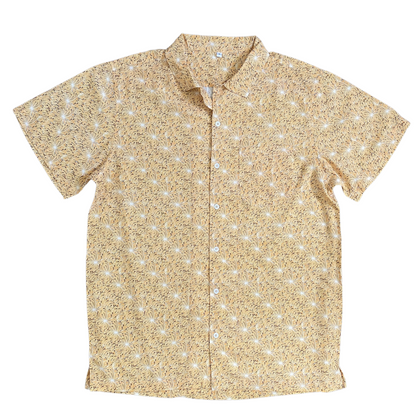 Button up Shirt - Lotus Seaweed Sunset