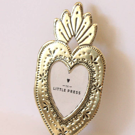 Mini Heart Frame - gold