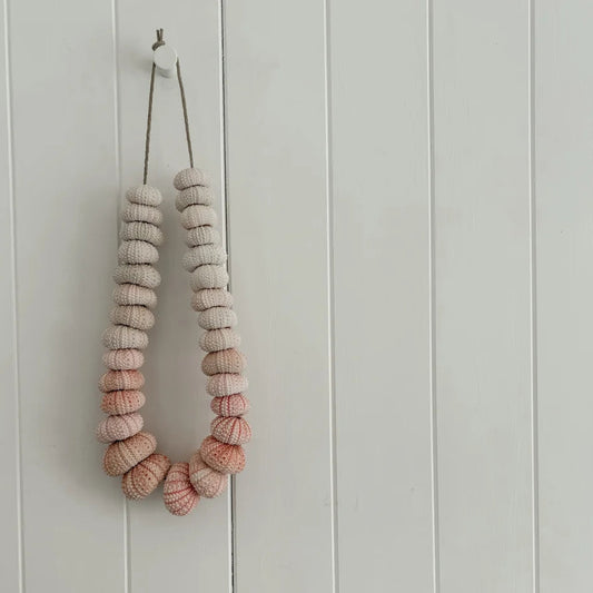 Sea Urchin Strand - Blush & Soft Pink