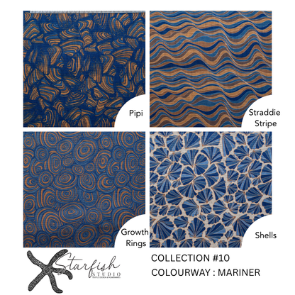 Swatch Book - #10 Collection - Mariner  Colourway - Linen