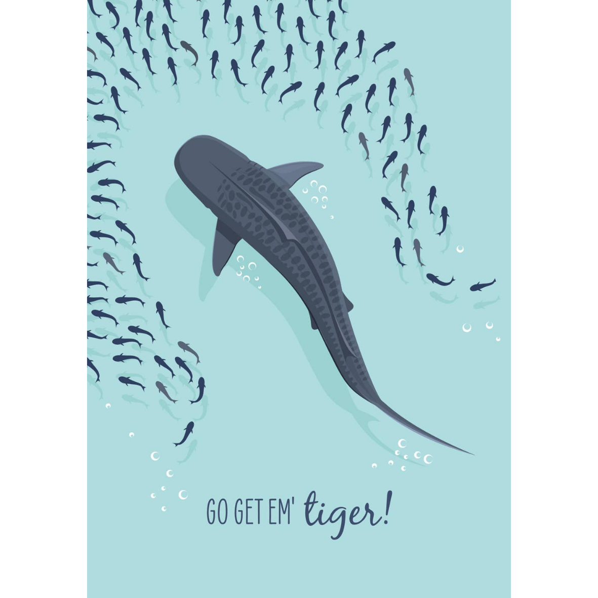 Greeting Card - Tiger Shark