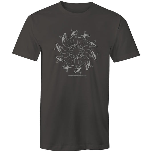 Printed to order- Unisex WHALE SPIRAL T-Shirt