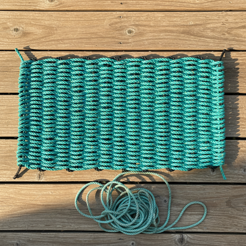 fishing rope doormat starfish studio stradbroke island