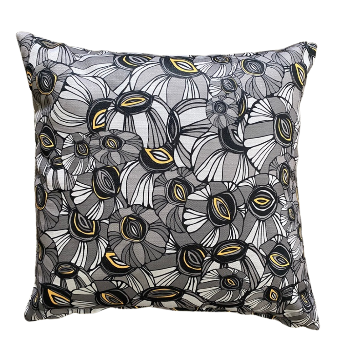 Barnacle Driftwood Cushion – Outdoor Coastal by Jess Scott
