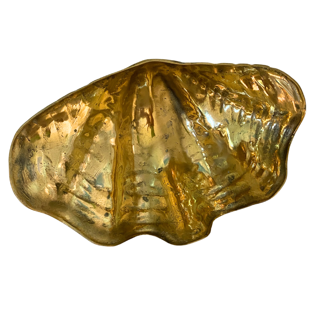 Brass Clam bowl above