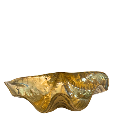 Brass Clam bowl front