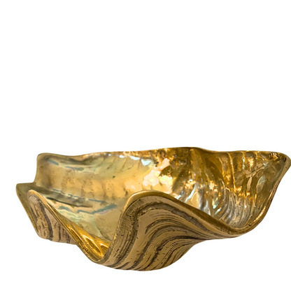 Brass Clam bowl side
