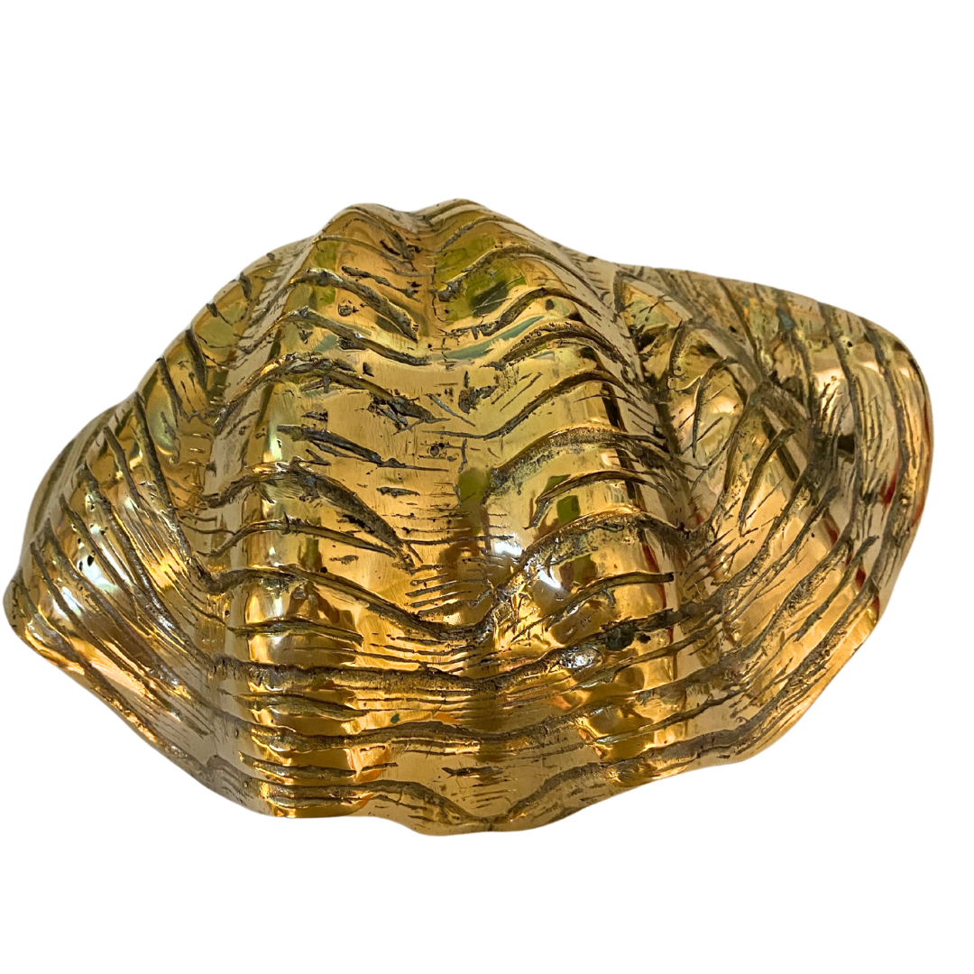 Brass Clam bowl underside