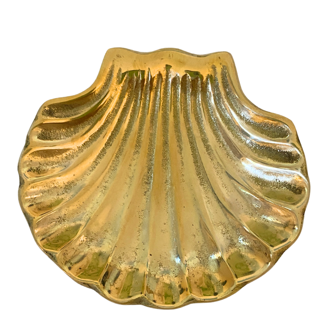 Brass Scallop Dish