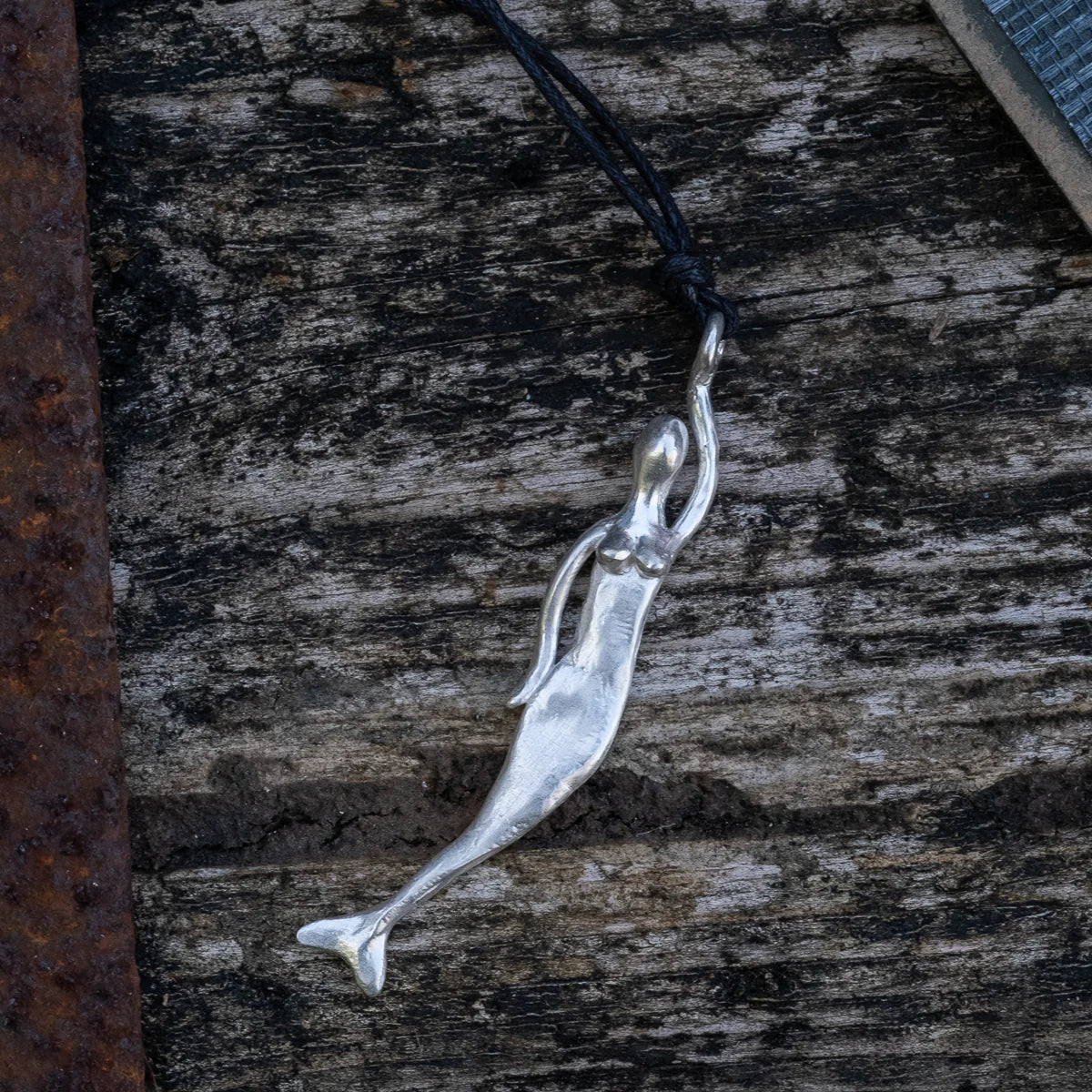 Elena Pendant - Silver Plated Mermaid