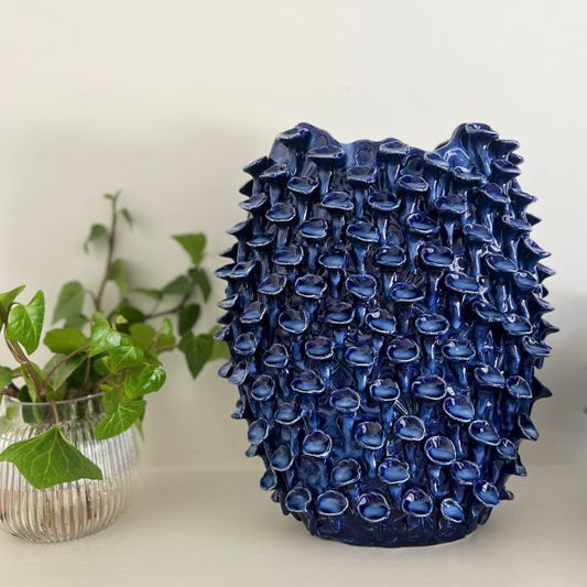 Blue Cress Vase - PICK UP ONLY