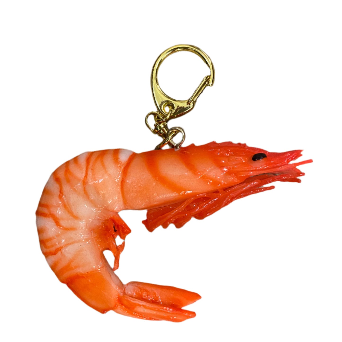 Cooked King Prawn Keychain