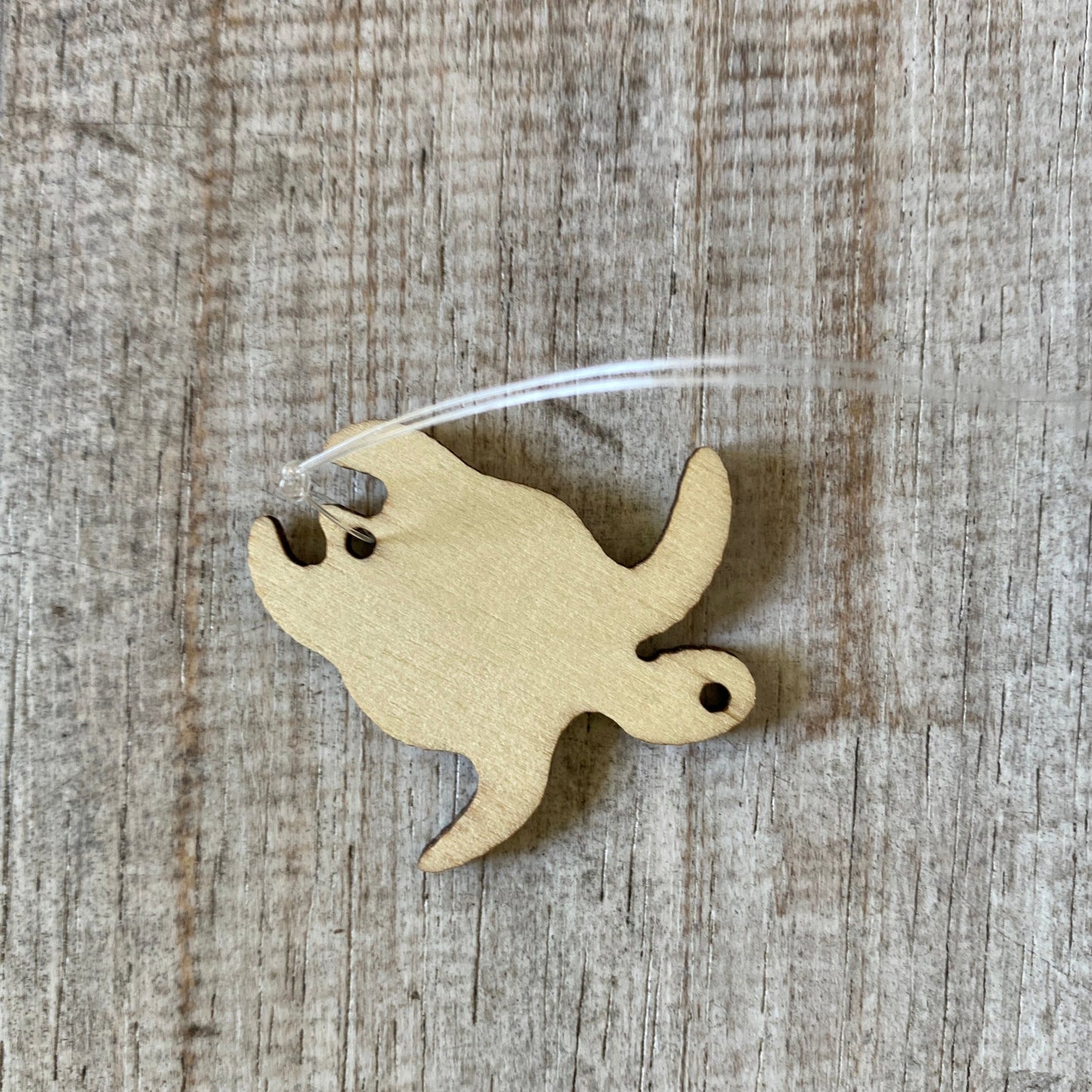 Small Timber Turtle Ornament