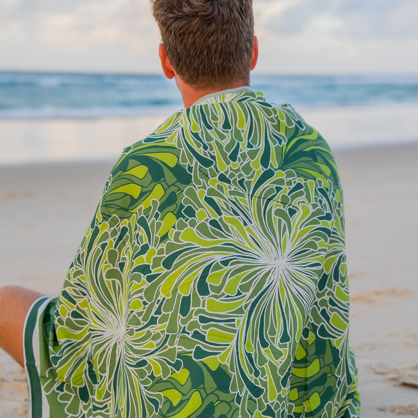 Pareo / Sarong – Lotus Seaweed, Palm