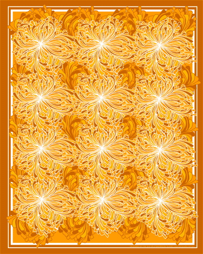 Pareo / Sarong – Lotus Seaweed, Sunset