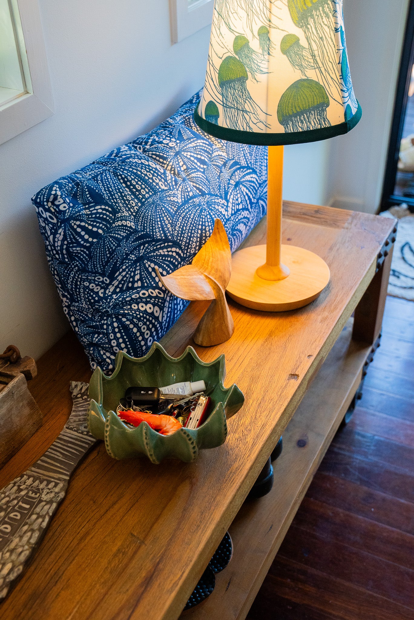 Jellyfish LAMPSHADE, Green - Bedside Lamp