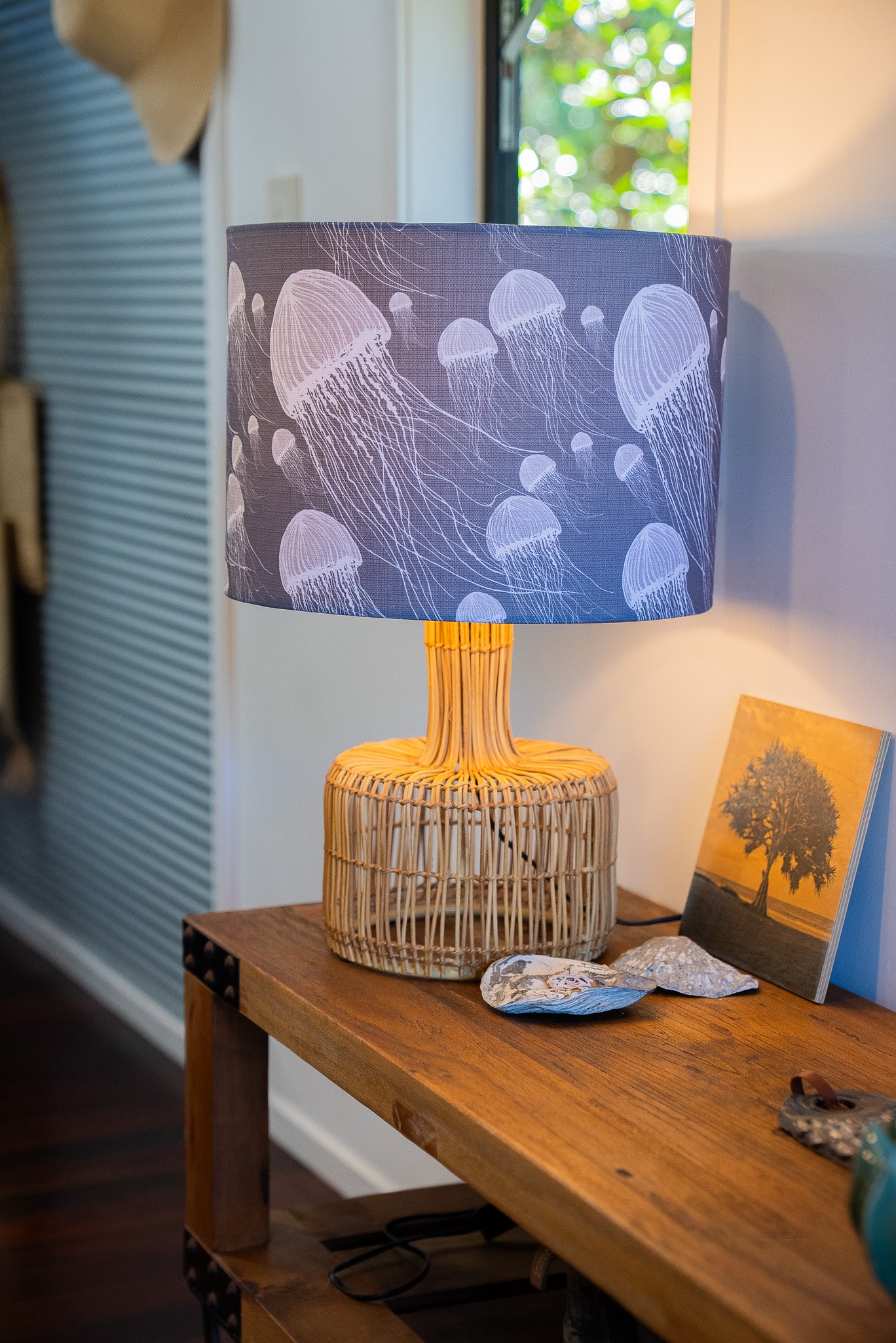 Jellyfish LAMPSHADE, Driftwood - Table Lamp