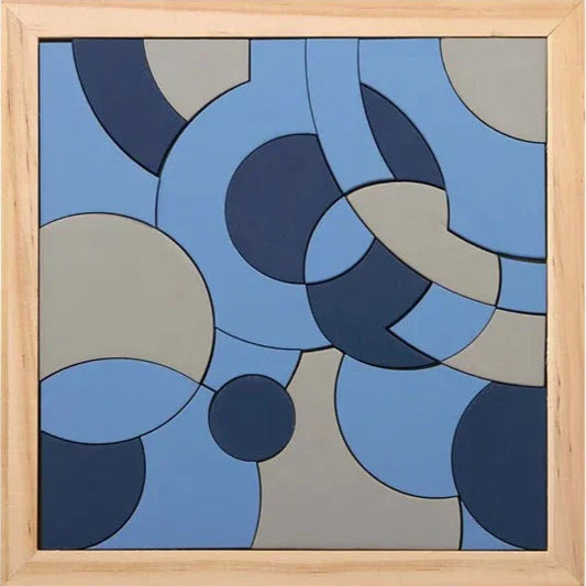 Blue Wooden Puzzle