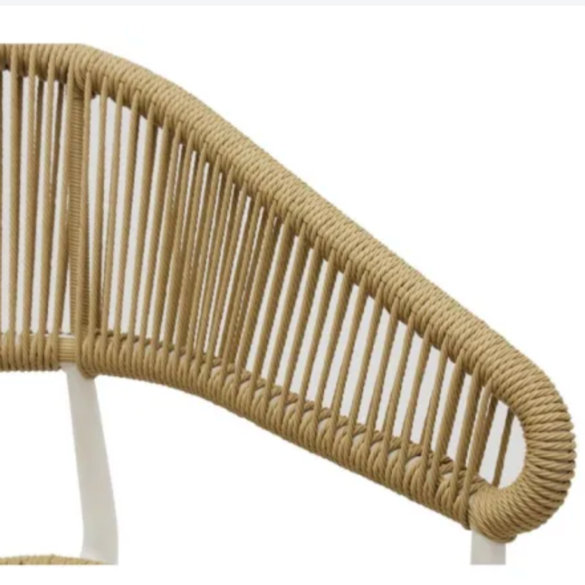 Outdoor Stackable Eulo Chair -  White Set of 4